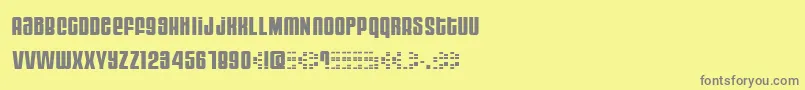 MOOG     Font – Gray Fonts on Yellow Background