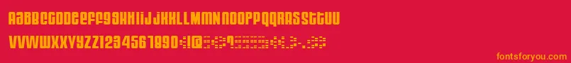 MOOG     Font – Orange Fonts on Red Background