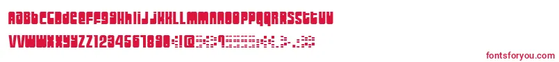 MOOGS    Font – Red Fonts on White Background