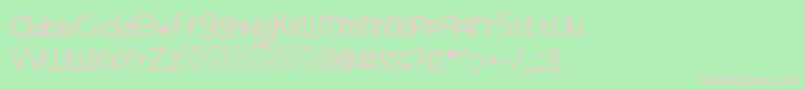 MOON KNIGHT Font – Pink Fonts on Green Background