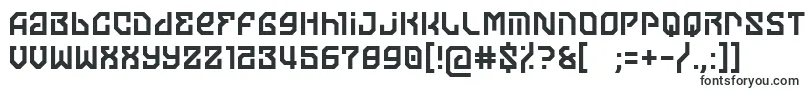 Шрифт moon of jupiter – научно-фантастические шрифты