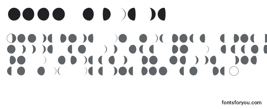 Шрифт Moon phases