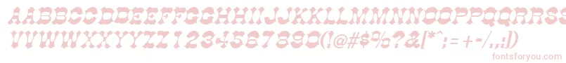 DogwoodItalic Font – Pink Fonts on White Background