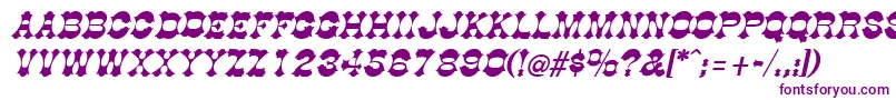 DogwoodItalic Font – Purple Fonts on White Background