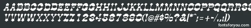 Шрифт DogwoodItalic – белые шрифты