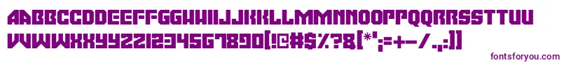 Moonbase Omega Font – Purple Fonts on White Background