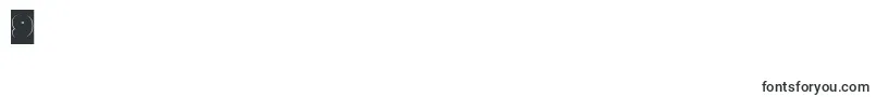 フォントMOONLIGHT Hollow Inverse – フォント数字9