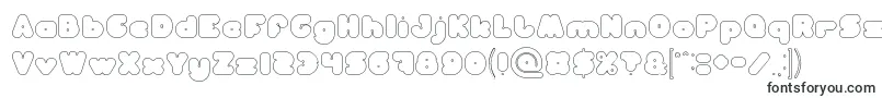MOONLIGHT Hollow-fontti – Fontit Adobe Acrobatille