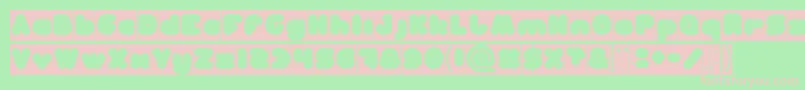 MOONLIGHT Inverse Font – Pink Fonts on Green Background