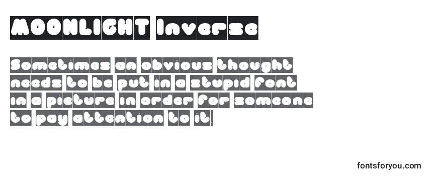 MOONLIGHT Inverse Font
