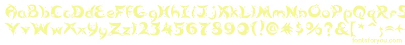 Шрифт Moonlight – жёлтые шрифты