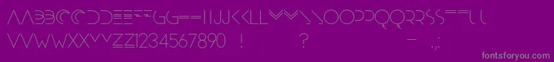 Moonrise Alternate Font – Gray Fonts on Purple Background