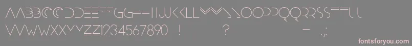 Moonrise Alternate Font – Pink Fonts on Gray Background