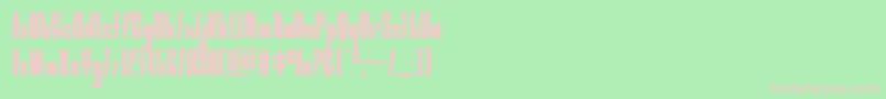 moonrunner Font – Pink Fonts on Green Background