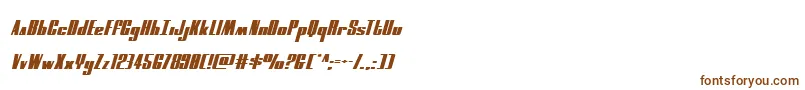 moonrunnerextrasquatital Font – Brown Fonts