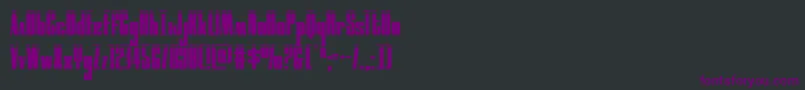 moonrunnerlaser-Schriftart – Violette Schriften auf schwarzem Hintergrund