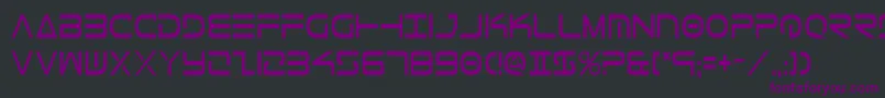 TeleMarinesCondensed Font – Purple Fonts on Black Background