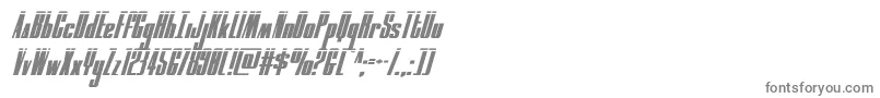 moonrunnerlaserital-fontti – harmaat kirjasimet valkoisella taustalla