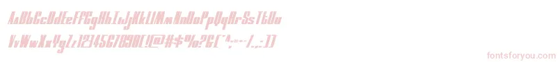 moonrunnersquatital-Schriftart – Rosa Schriften
