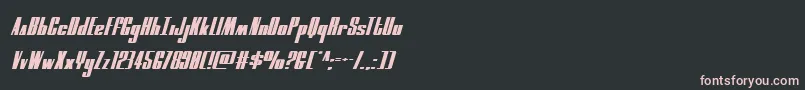 More about moonrunnersquatital Font moonrunnersquatital Font – Pink Fonts on Black Background