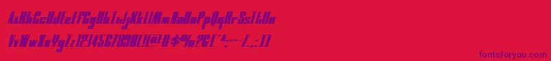 Saiba mais sobre a fonte moonrunnersquatital Fonte moonrunnersquatital – fontes roxas em um fundo vermelho