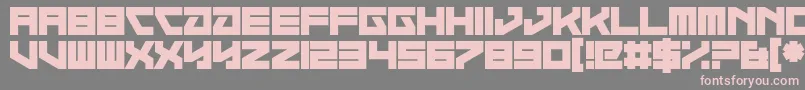 Moonwalk Miss Font – Pink Fonts on Gray Background