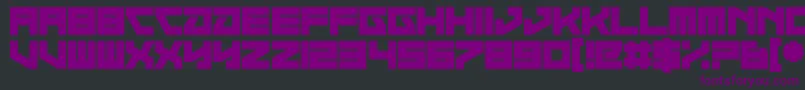 Moonwalk Miss Font – Purple Fonts on Black Background