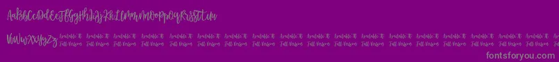 More about Morable Font Morable Font – Gray Fonts on Purple Background