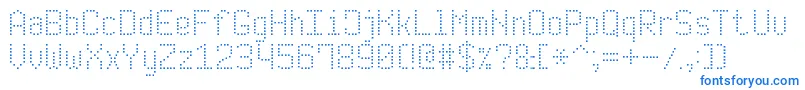 ModernDotDigital7 Font – Blue Fonts