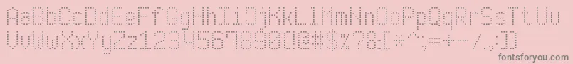 Más sobre la fuente ModernDotDigital7 fuente ModernDotDigital7 – Fuentes Grises Sobre Fondo Rosa