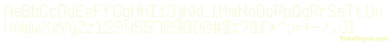 ModernDotDigital7 Font – Yellow Fonts