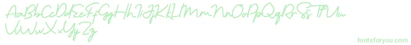 Fonte Morning Gold Free – fontes verdes