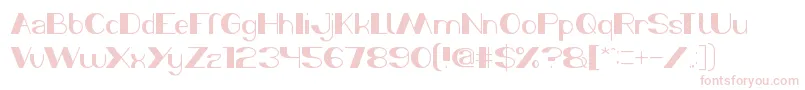 MorningSunshine Font – Pink Fonts on White Background