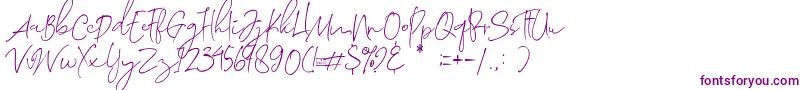 Morosyot Demo Font – Purple Fonts