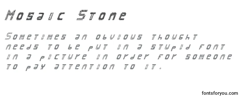 Mosaic Stone Font