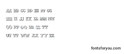 Schriftart MOSKITOES SHADOW PERSONAL USE