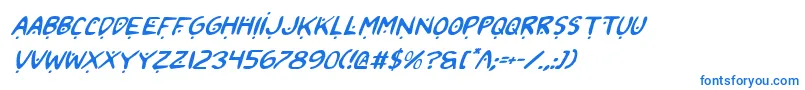 2toon2v2i Font – Blue Fonts on White Background