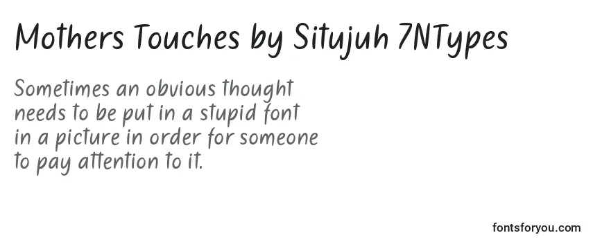 フォントMothers Touches by Situjuh 7NTypes