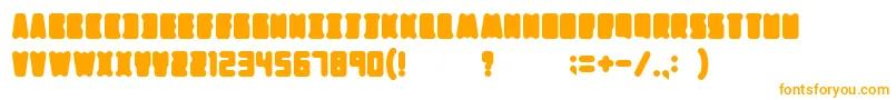 Więcej informacji o czcionce Mothership Czcionka Mothership – pomarańczowe czcionki
