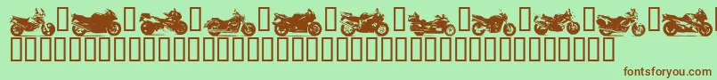 Más sobre la fuente MOTOB fuente MOTOB – Fuentes Marrones Sobre Fondo Verde