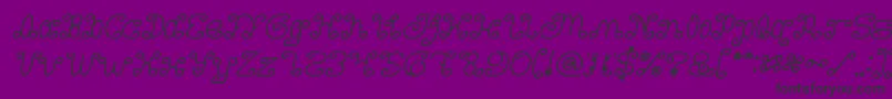 fuente Motorcycle Bold Italic – Fuentes Negras Sobre Fondo Morado