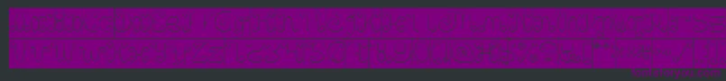 Motorcycle Inverse Font – Purple Fonts on Black Background