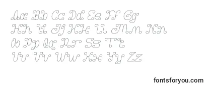 フォントMotorcycle Italic
