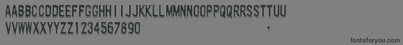 motorway Font – Black Fonts on Gray Background