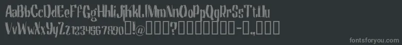 motrg    Font – Gray Fonts on Black Background