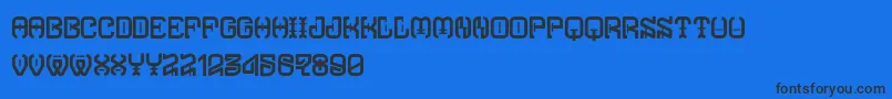 fuente TypodikaRegular – Fuentes Negras Sobre Fondo Azul