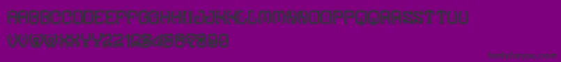 Шрифт TypodikaRegular – чёрные шрифты на фиолетовом фоне