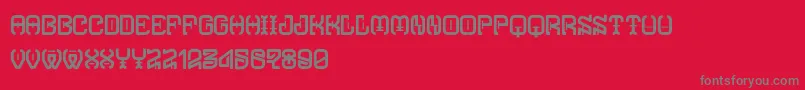 fuente TypodikaRegular – Fuentes Grises Sobre Fondo Rojo