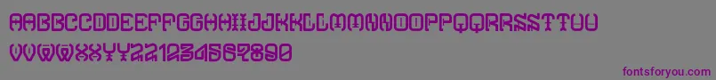 TypodikaRegular Font – Purple Fonts on Gray Background