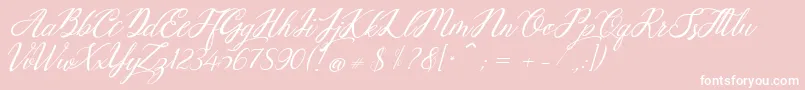 Más sobre la fuente Mottingham Demo fuente Mottingham Demo – Fuentes Blancas Sobre Fondo Rosa